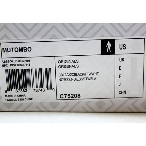 Adidas Mutombo Black/Black-White C75208 Men's