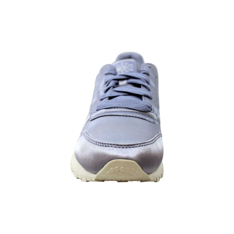 Reebok Classic Leather Satin Purple Fog/Classic White  CM9801 Women's