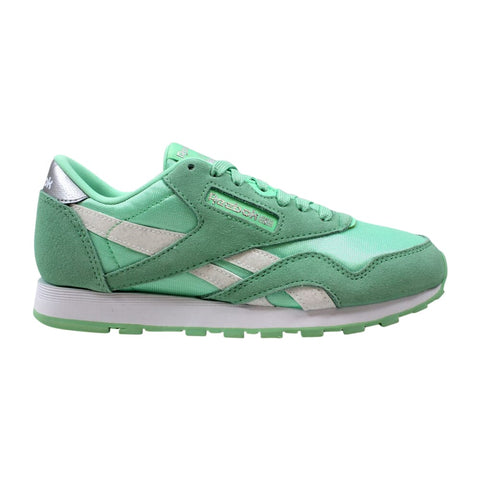 Reebok Classic Nylon Digital Green/White-Silver  CN5113 Grade-School