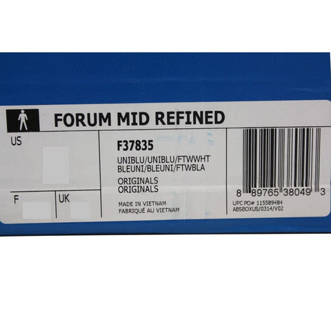 Adidas Forum Mid Refined Blue/Blue-White F37835 Men's