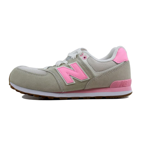 New Balance 574 Pink/Light Grey KL574RYG Grade-School