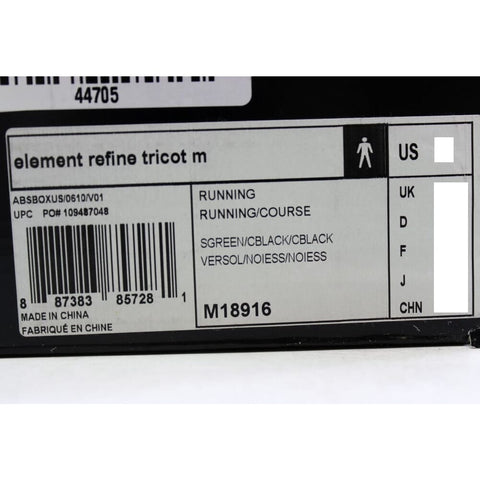 Adidas Element Refine Tricot M Green/Black-Black M18916 Men's