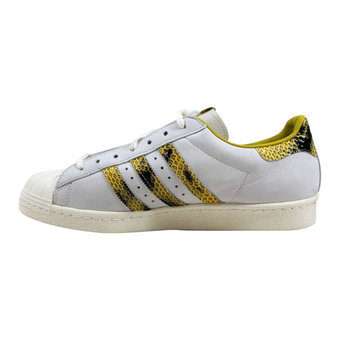 Adidas Superstar 80s BITD White/Vapor-Legacy-Yellow Q21805 Men's