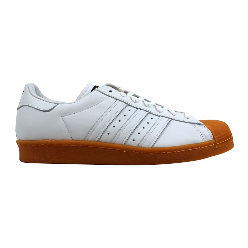 Adidas Superstar 80s Deluxe White/White-Gold Metallic S75830 Men's Bidhard Adidas Superstar 80s Deluxe White/White-Gold Metallic S75830 Men's Bidhard