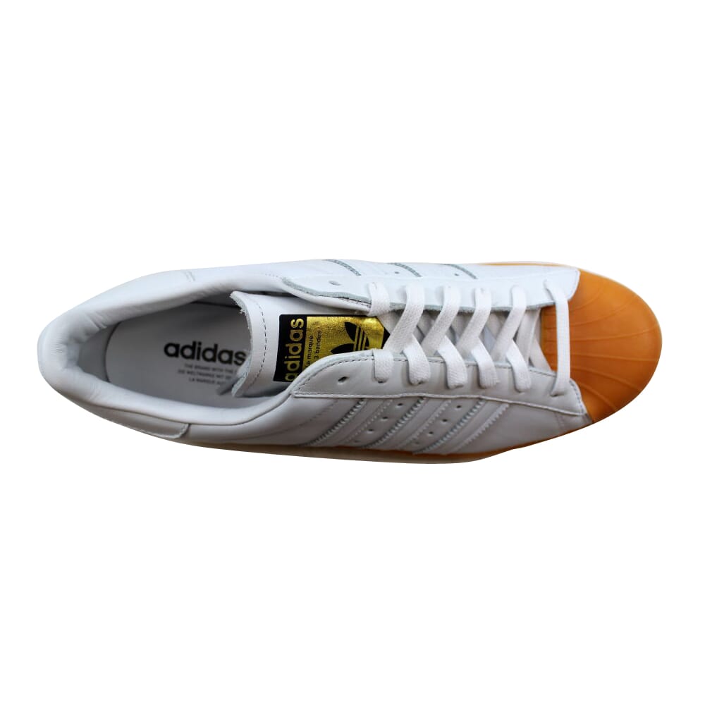 Adidas Superstar 80s Deluxe White/White-Gold Metallic S75830 Men's Bidhard Adidas Superstar 80s Deluxe White/White-Gold Metallic S75830 Men's Bidhard