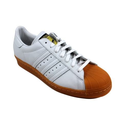 Adidas Superstar 80s Deluxe White/White-Gold Metallic  S75830 Men's