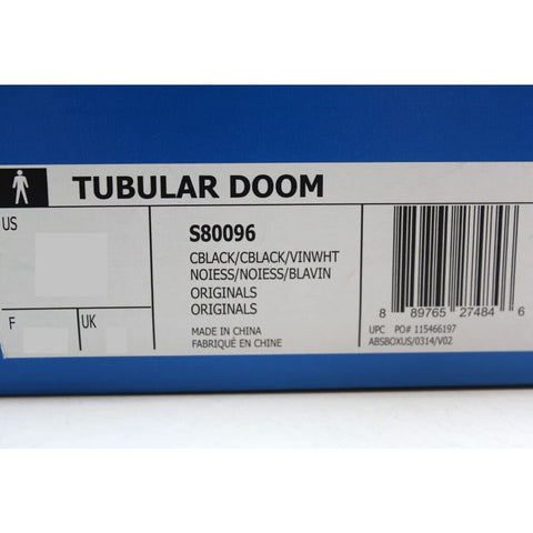 Adidas Tubular Doom Black/Black-White S80096
