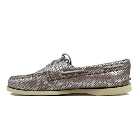 Sperry Authentic Original Python Silver Silver STS93529