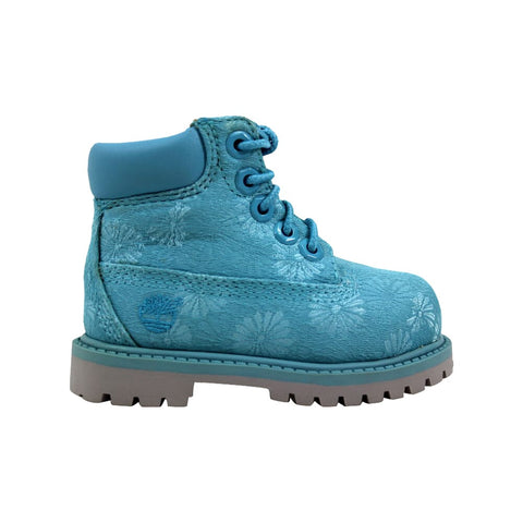 Timberland 6 Inch Classic Blue Floral TB0A175V Toddler