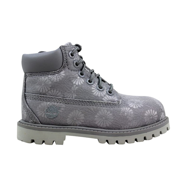 Timberland 6 Inch Classic Grey Floral TB0A1767 Toddler