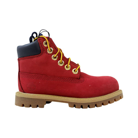 Timberland 6 Inch Premium Waterproof Red TB0A1FNN Toddler