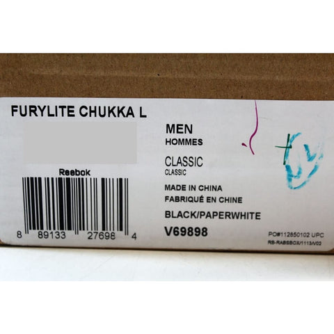 Reebok Furylite Chukka L Black/Paperwhite V69898 Men's