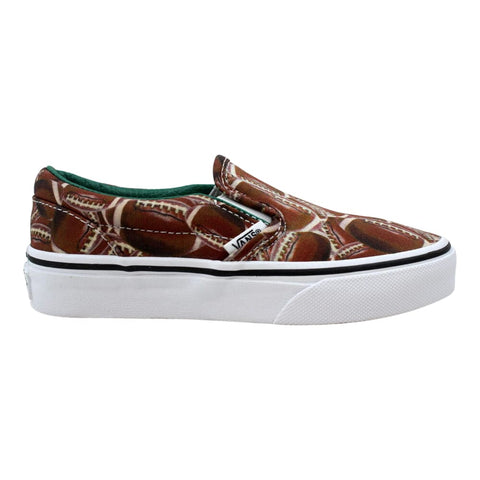 Vans Classic Slip-On Sports Football/Green  VN0004J2K5D Pre-School