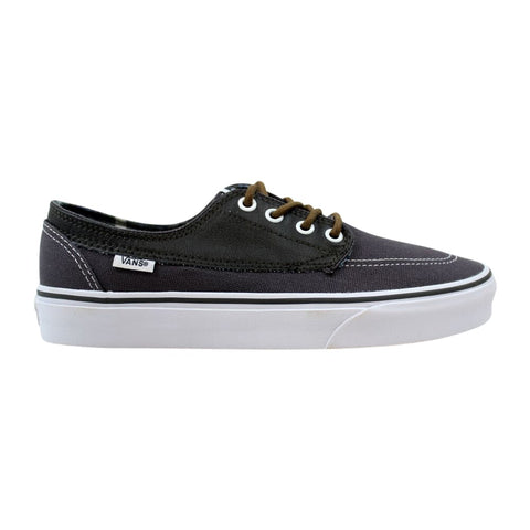 Vans Brigata Asphalt/Beluga Leather/Plaid VN000ZSLIFX Men's
