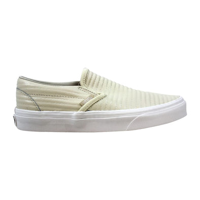 Vans ClassicSlip On Moto Leather Birch  VN0A38F7OG8 Men's