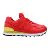 New Balance 574 Gold Dip-Red Cerise/Metallic Gold Gold Dip WL574URA Women's